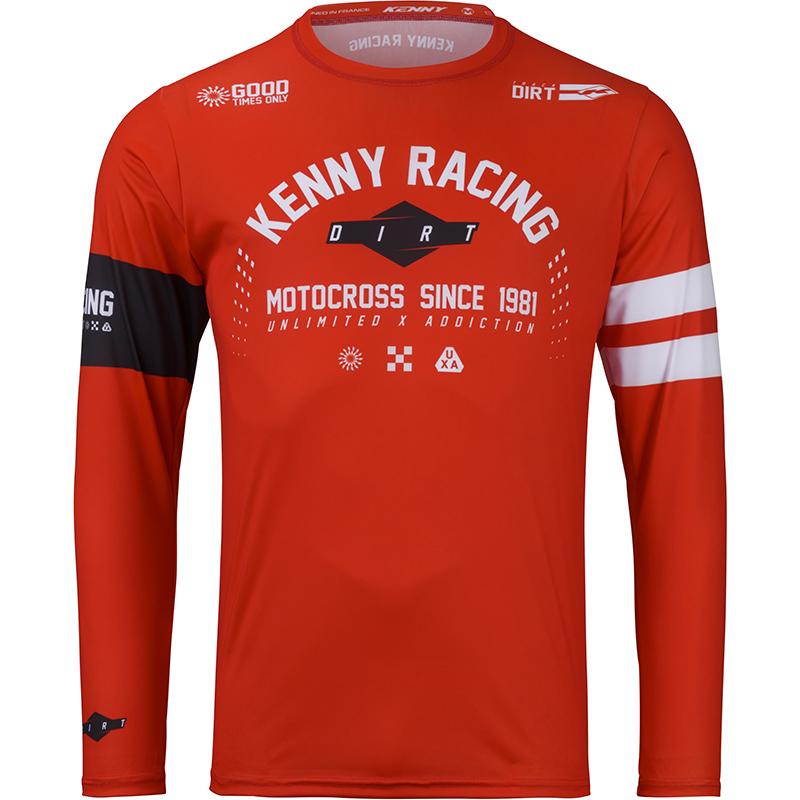 KENNY Maillot cross TRACK DIRT RED