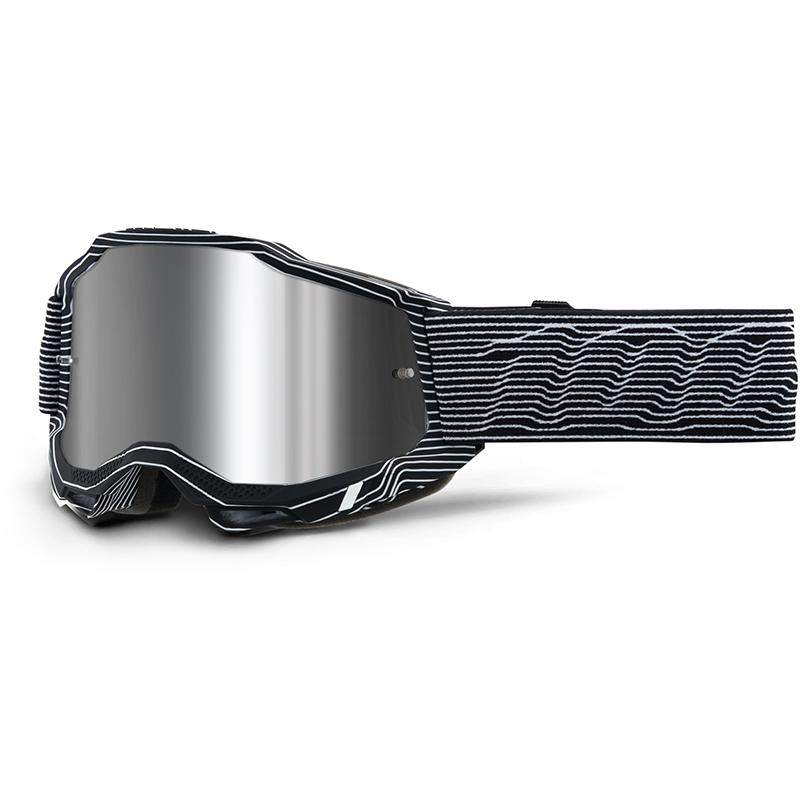 100% Masque cross ACCURI 2 SILO noir/blanc