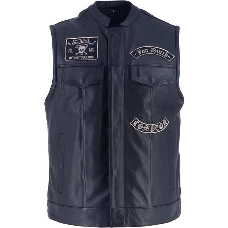 HELSTONS Gilet APACHE CUIR VON DUTCH