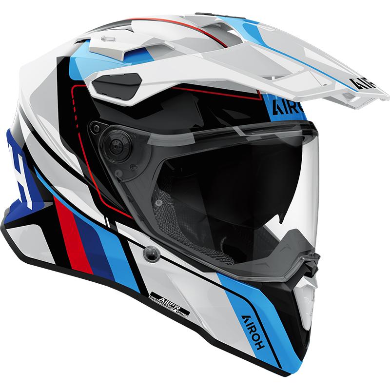 AIROH Casque COMMANDER 2 SKIP WHITE GLOSS 2