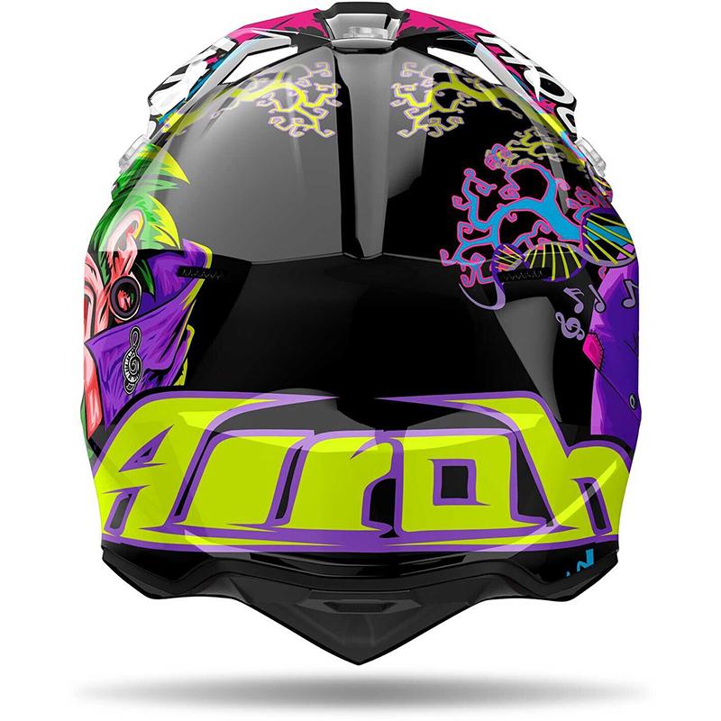 AIROH Casque cross WRAAAP MUSIC 2