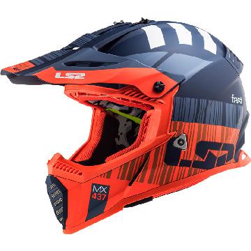 LS2 Casque cross MX437 FAST EVO XCODE
