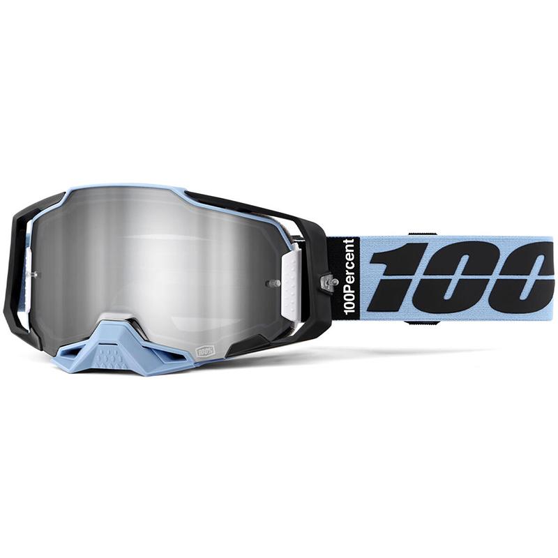 100% Masque cross ARMEGA Petros - Ecran Mirror Silver