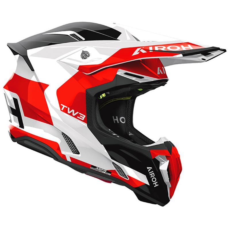 AIROH Casque cross TWIST 3 FANCY RED GLOSS 2