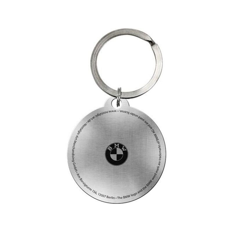 NOSTALGICART Porte clés ROND BMW 2