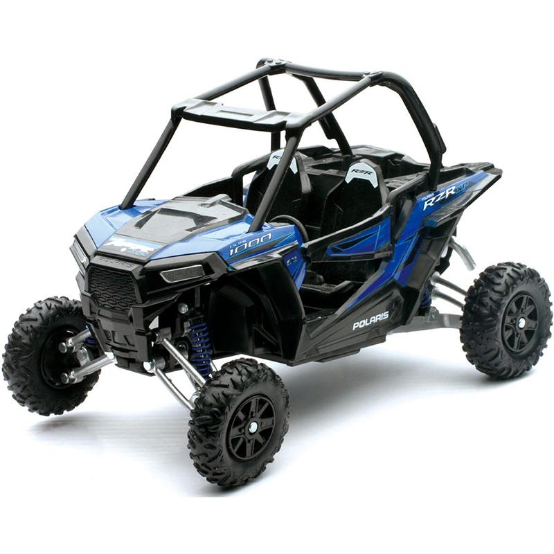 NEWRAY Réplique SSV Polaris RZR XP 1000 Bleu - Echelle 1/18&deg;