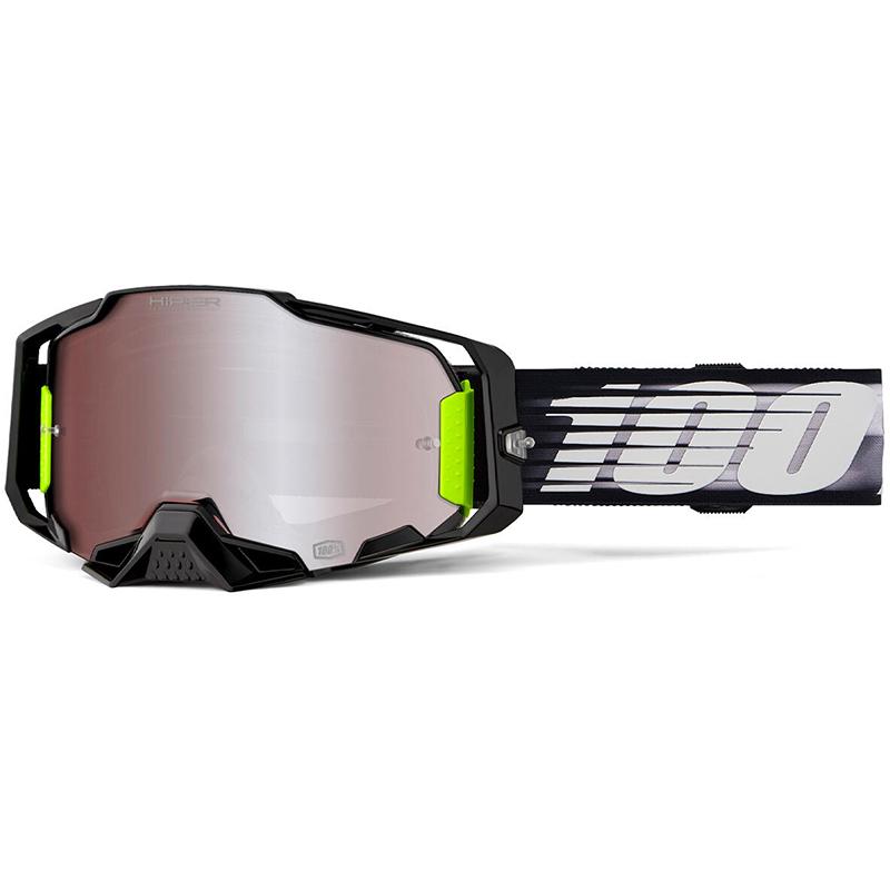 100% Masque cross ARMEGA HiPER Lightspeed - Ecran Mirror Silver