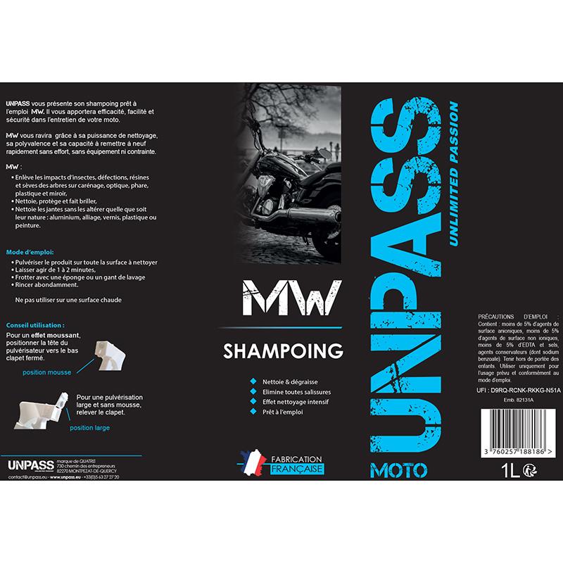 UNPASS MW SHAMPOING MOTO 1L 2