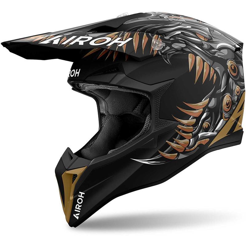 AIROH Casque cross WRAAAP CYBORG