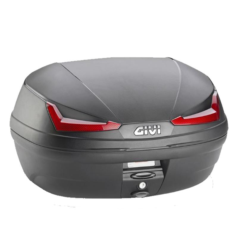 GIVI Top case MONOLOCK SIMPLY CATADIOPTRES ROUGES