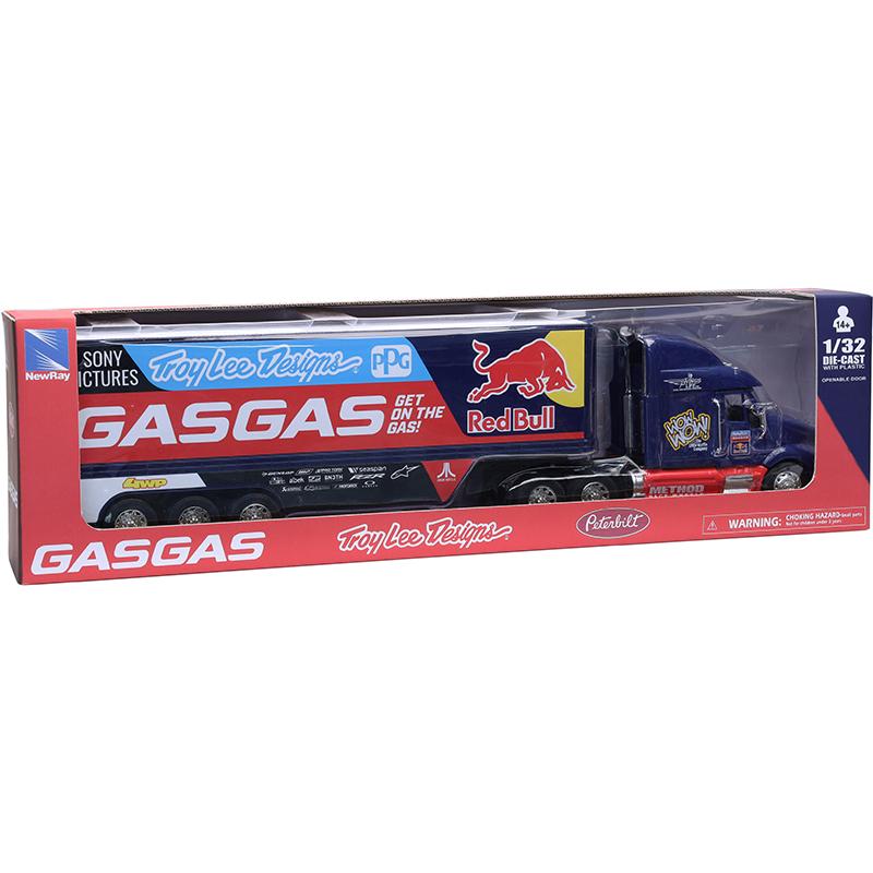 NEWRAY Réplique 1/32ème CAMION TEAM GAS GAS RED BULL 2