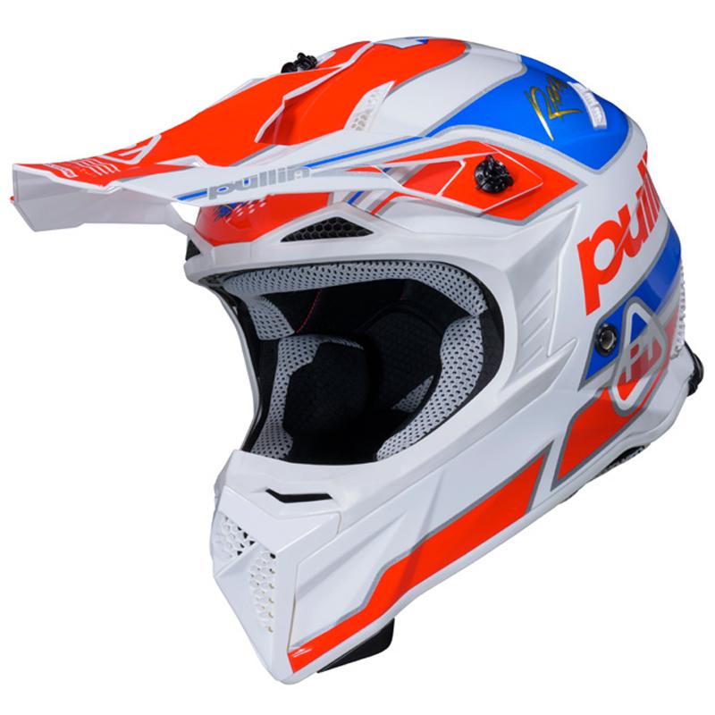 PULL-IN Casque cross GRAPHIC + TEAM RED BLUE