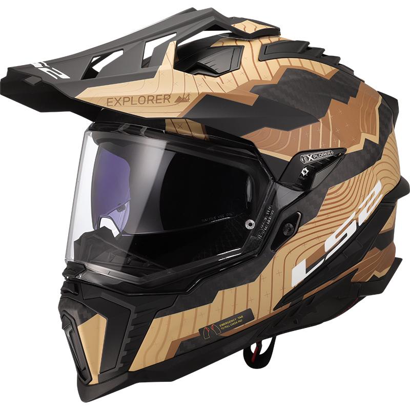 LS2 Casque MX701 EXPLORER CARBON TRICK