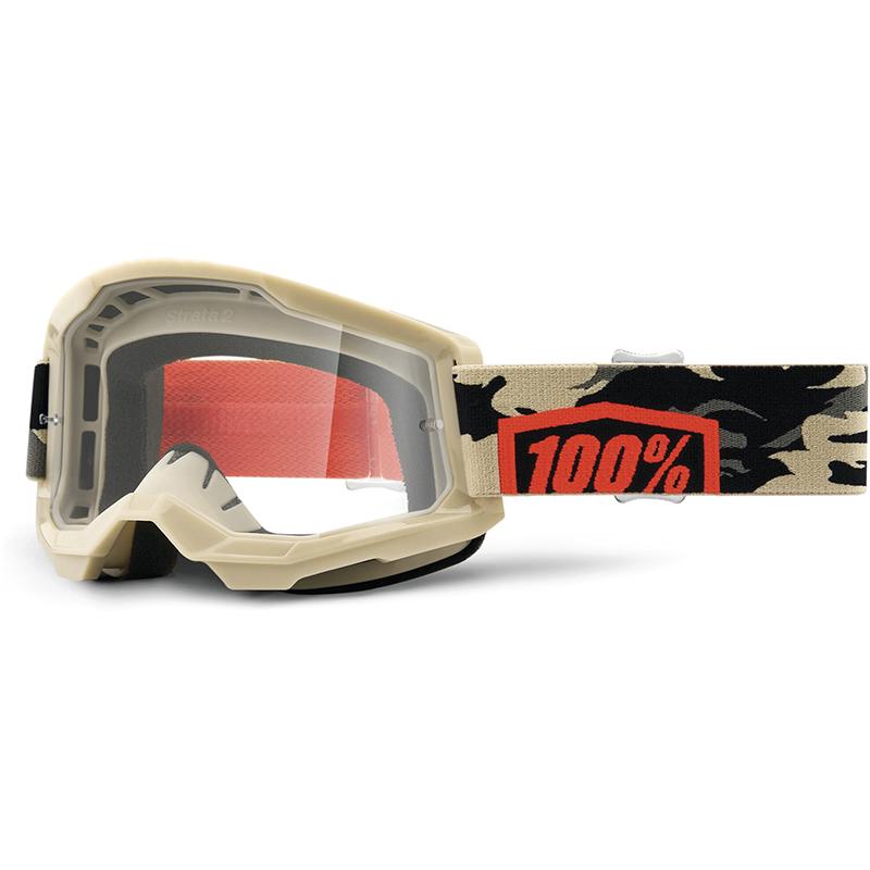Masque cross STRATA 2 KOMBAT camo beige/noir