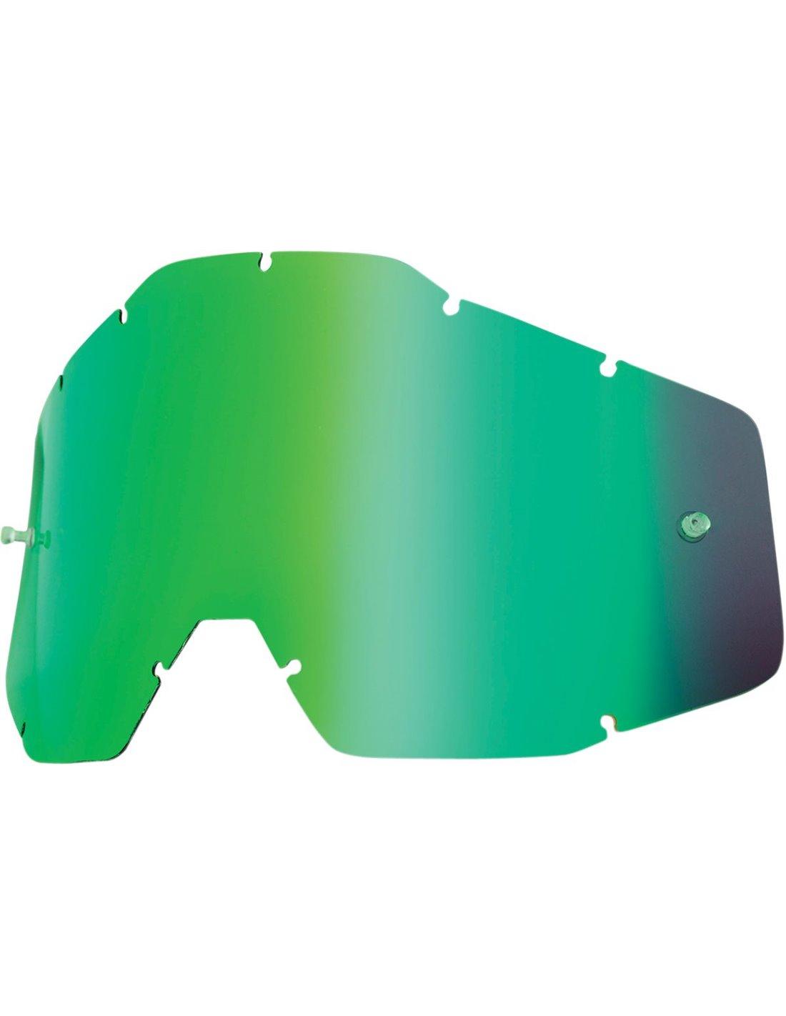 100% Ecran de masque Accuri/Strata/Racecraft mirror vert