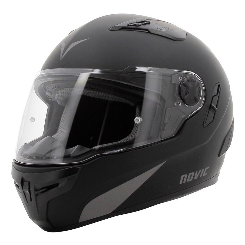 Casque REVER NOVIC noir mat - MOTO-AXXE.FR, Casque intégral