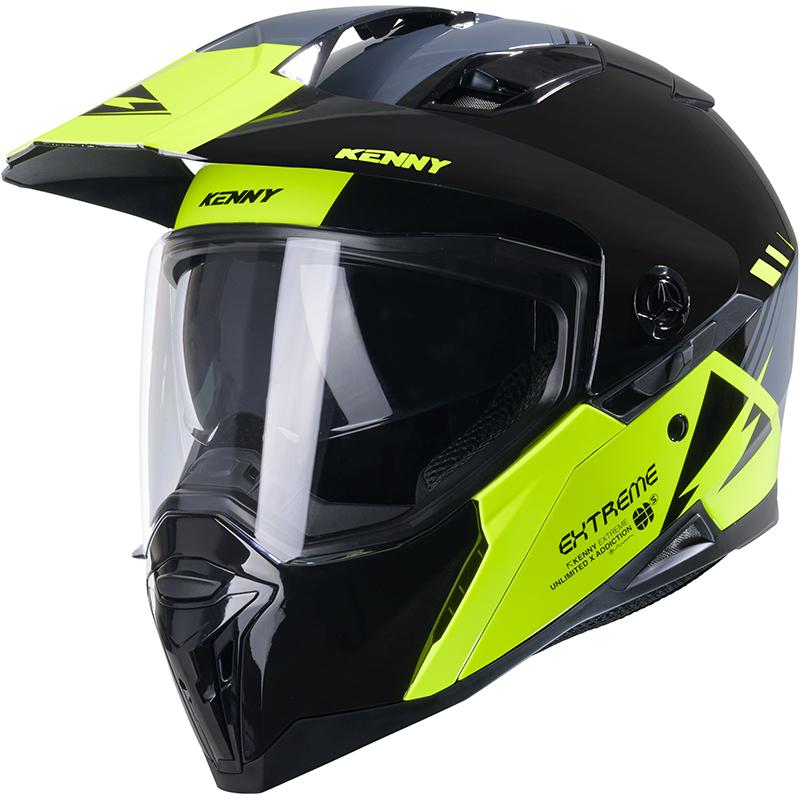KENNY Casque crossover EXTREME GRAPHIC NEON YELLOW