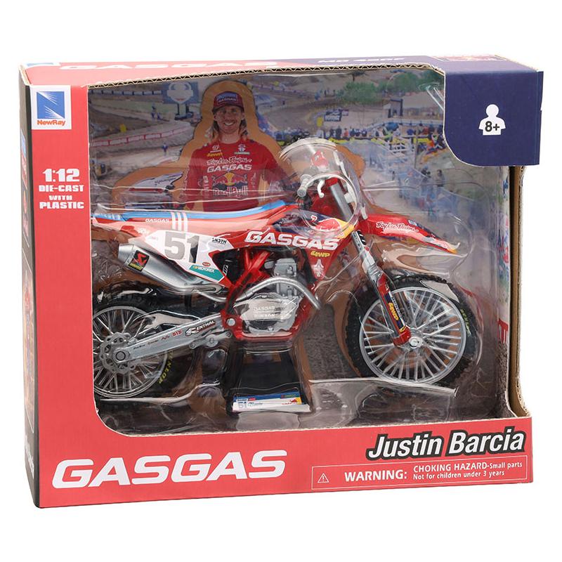 NEWRAY Réplique 1/12ème MOTO GAS GAS 450 MCF RED BULL J.BARCIA 2
