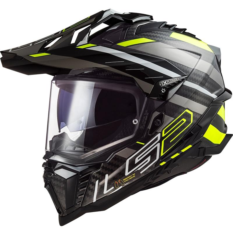 LS2 Casque MX701 EXPLORER CARBON EDGE