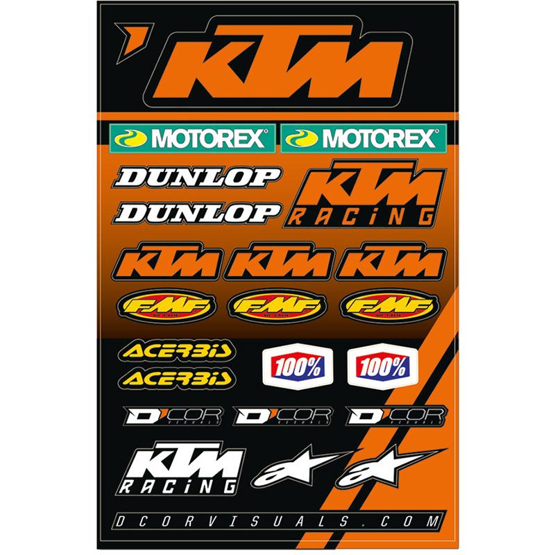 DCOR Autocollant planche KTM Racing