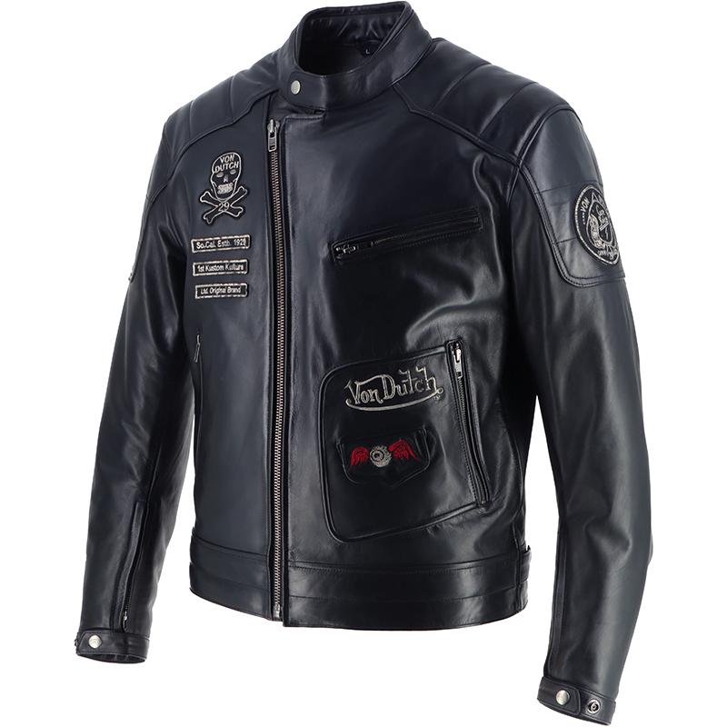 HELSTONS Blouson COLISEUM CUIR VON DUTCH