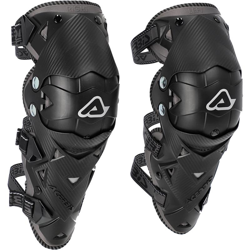 Genouillères Motocross Herobiker Noires – Protection Adulte Taille Unique