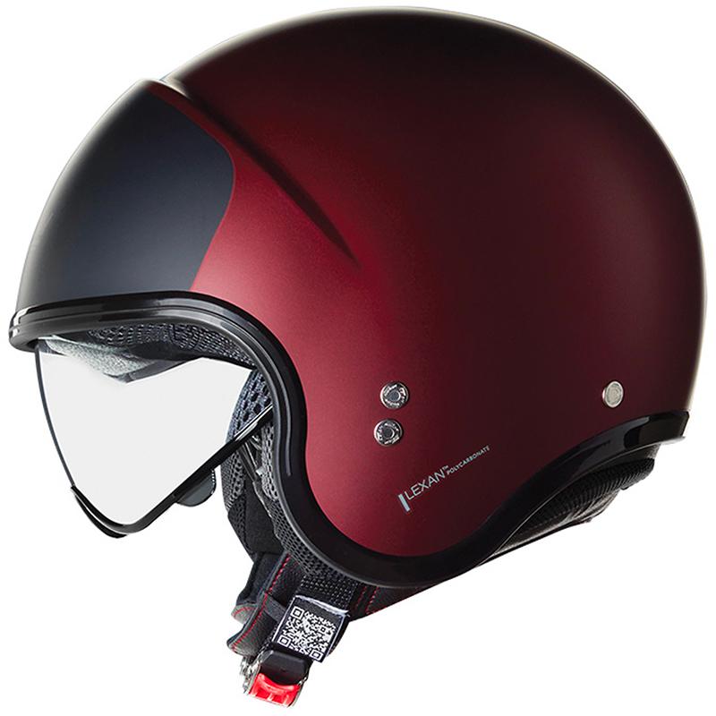 Casque Moto Modulable Nolan N90-3 Travelling - Homologué ECE 22.06 - Taille XXS (Tour De Tête ~51-52cm) - Noir/Rouge
