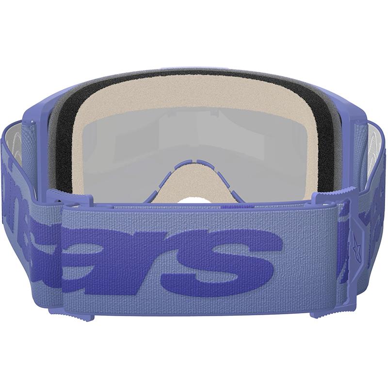 ALPINESTARS Masque cross VISION 5 WORDMARK - LAVANDE/IRIDIUM BLEU 2