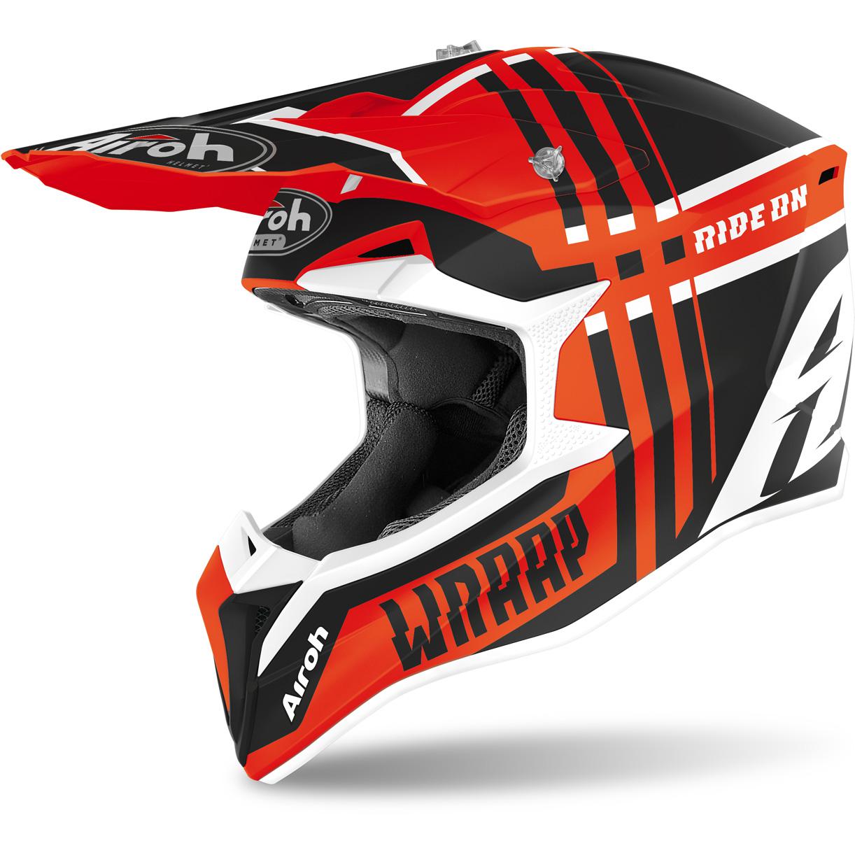 AIROH Casque cross WRAAP BROKEN