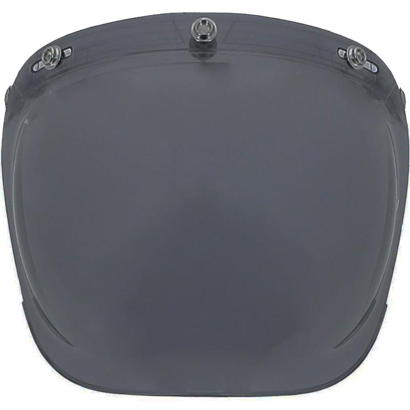 HELSTONS Ecran casque jet BUBBLE Articulé fumé foncé