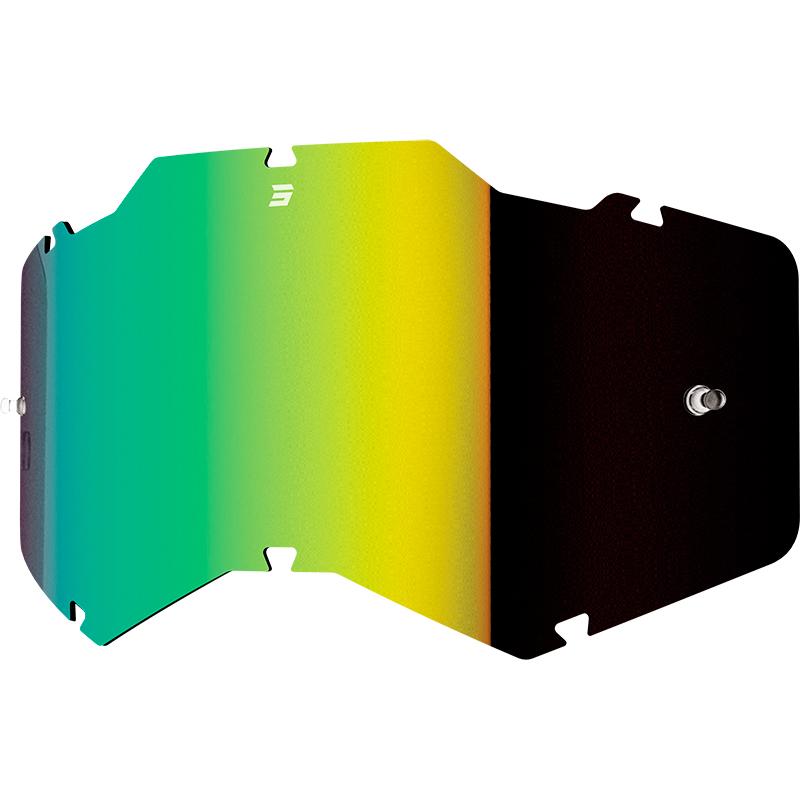 SHOT Ecran de masque AS ASSAULT 2.0 / IRIS 2.0 IRIDIUM MULTICOLORES