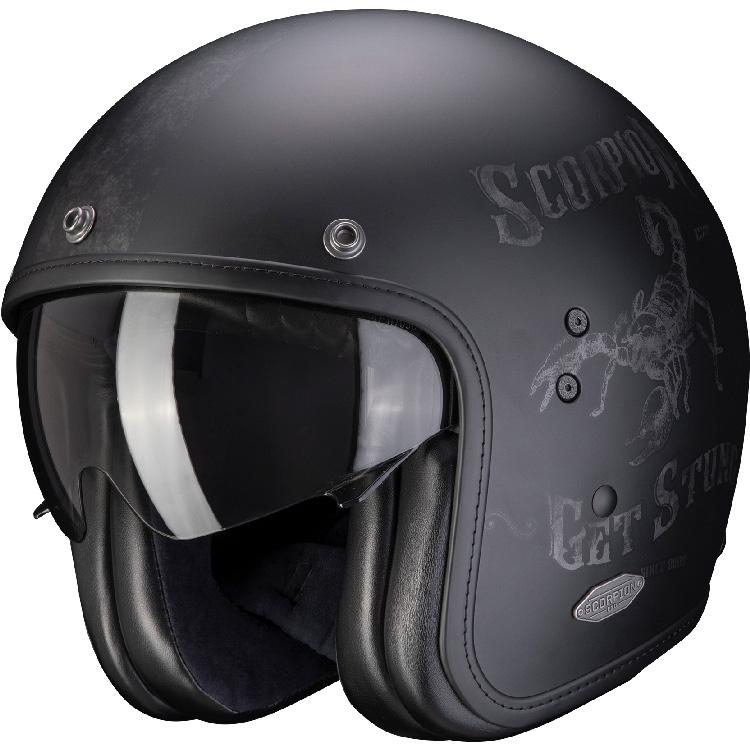 SCORPION Casque BELFAST CARBON PIQUE