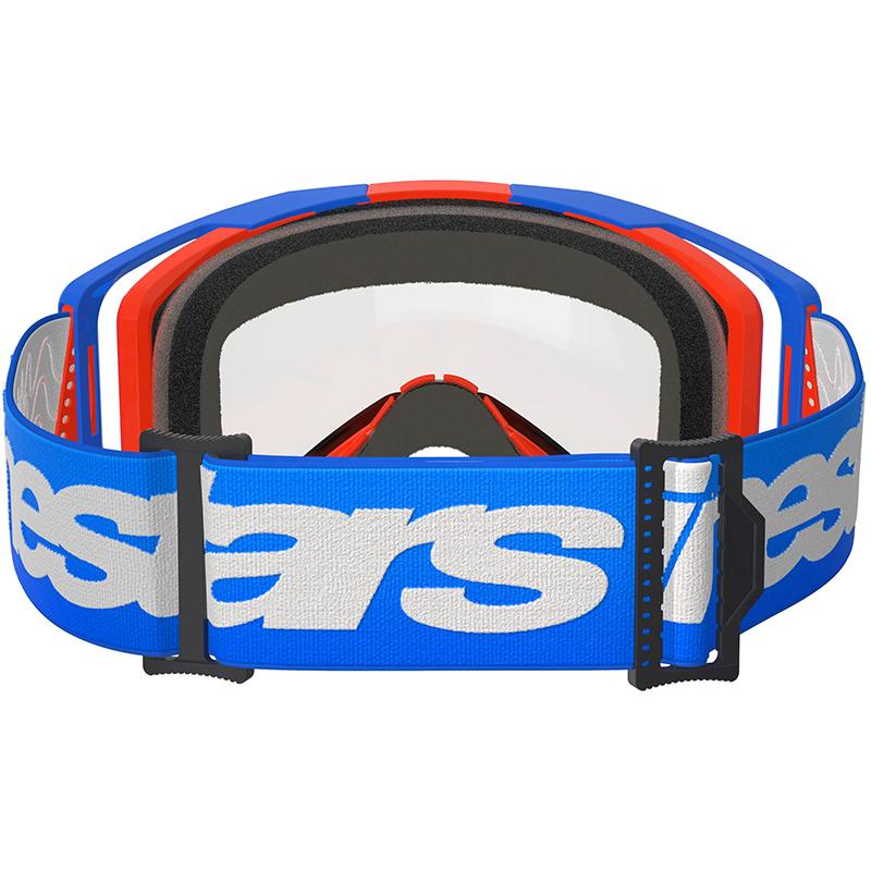 ALPINESTARS Masque cross VISION 8 WORDMARK - BLEU/ROUGE 2