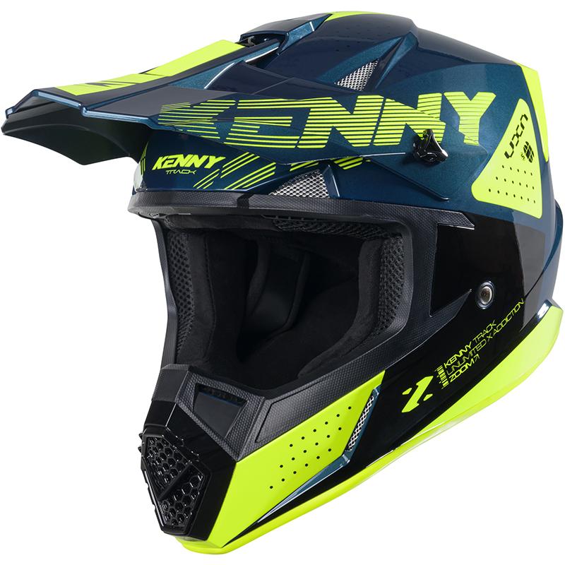 KENNY Casque cross TRACK GRAPHIC ZOOM PETROL