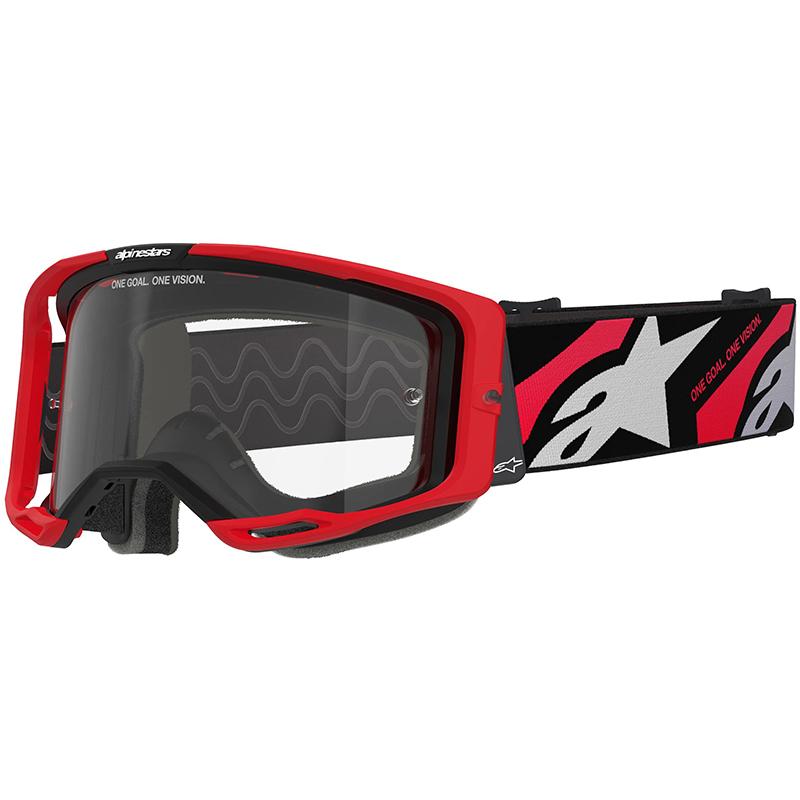 ALPINESTARS Masque cross VISION 8 LUAR - ROUGE/NOIR