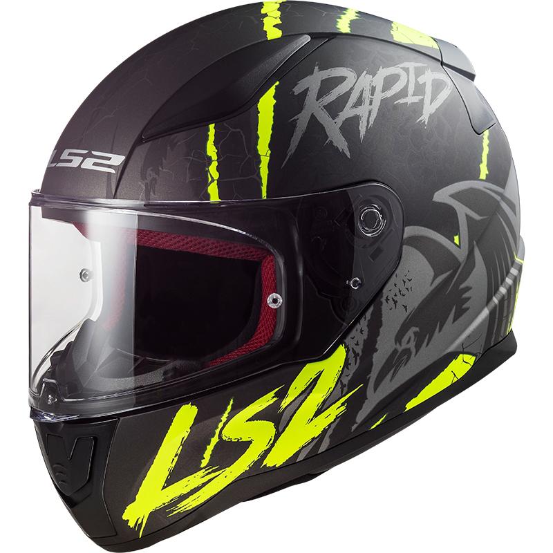 LS2 Casque FF353 RAPID RAVEN 2