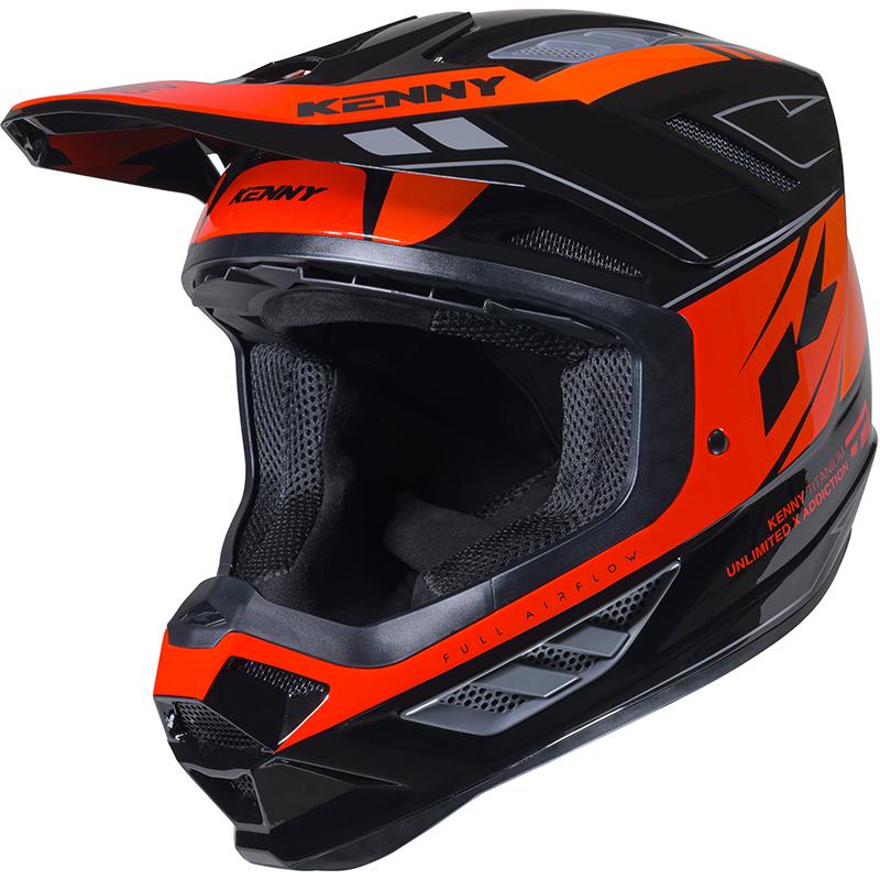 KENNY Casque cross TITANIUM GRAPHIC ORANGE GRADIENT