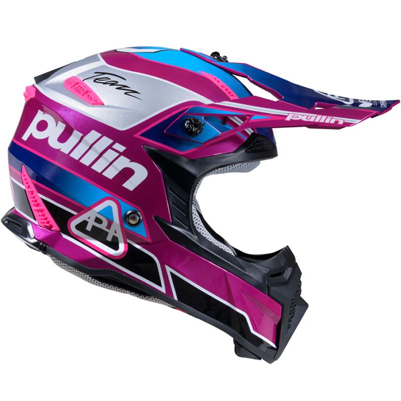 PULL-IN Casque cross GRAPHIC + TEAM SILVER 2