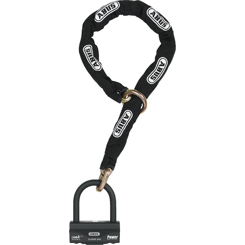 ABUS Antivol et Chaîne GRANIT 58/140HBIII100+12KS120 black loop