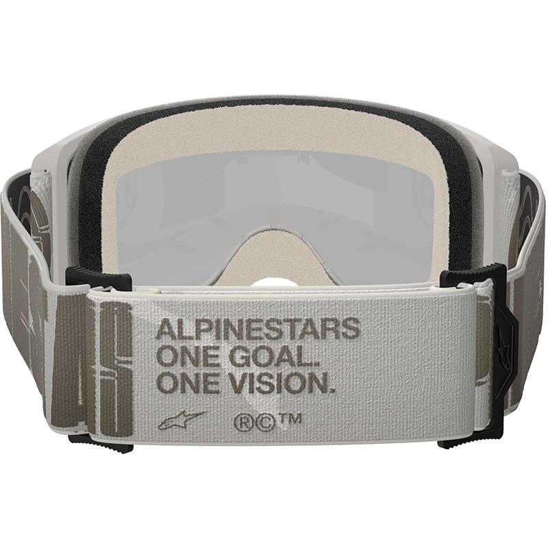 ALPINESTARS Masque cross VISION 5 HOLLOW - GRIS/IRIDIUM OR 2