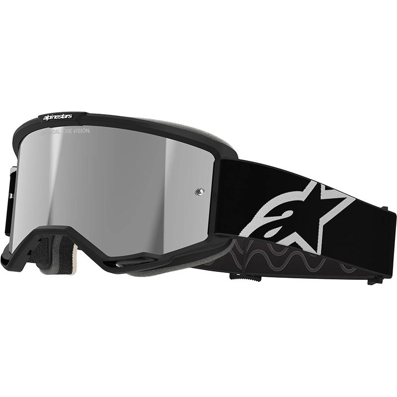 ALPINESTARS Masque cross VISION 5 CORP - NOIR/IRIDIUM ARGENT