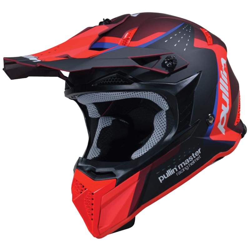 PULL-IN Casque cross GRAPHIC + MASTER RED