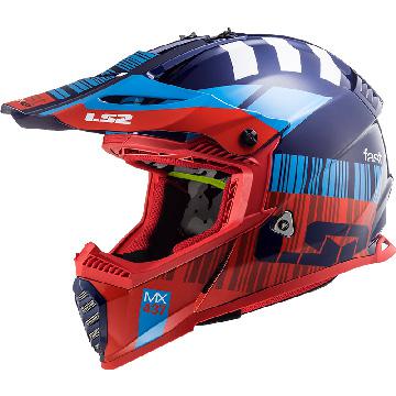 LS2 Casque cross MX437 FAST EVO XCODE