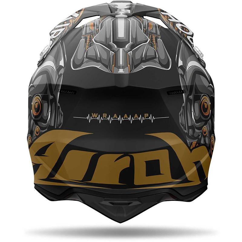 AIROH Casque cross WRAAAP CYBORG 2