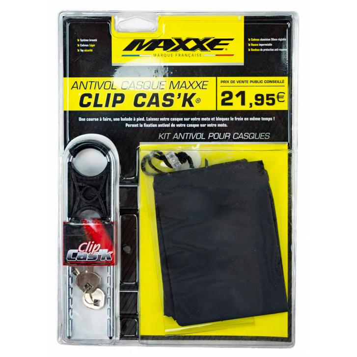 MAXXE Antivol pour casque Clip Cask
