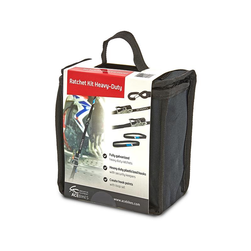 ACEBIKES Sangles à boucle Ratchet Kit Heavy Duty 2