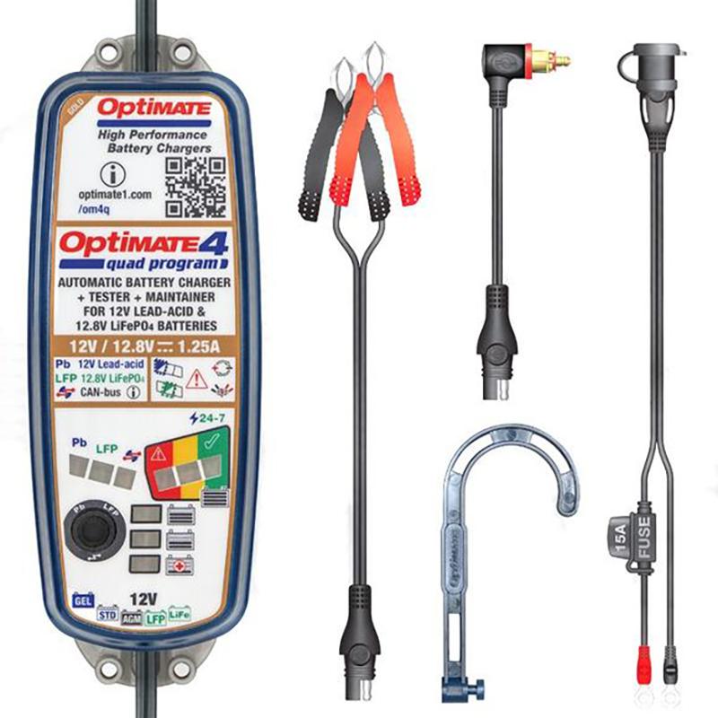 OPTIMATE Chargeur batterie OPTIMATE 4 QUAD - PROGRAM PREMIUM TM-630-PR 2