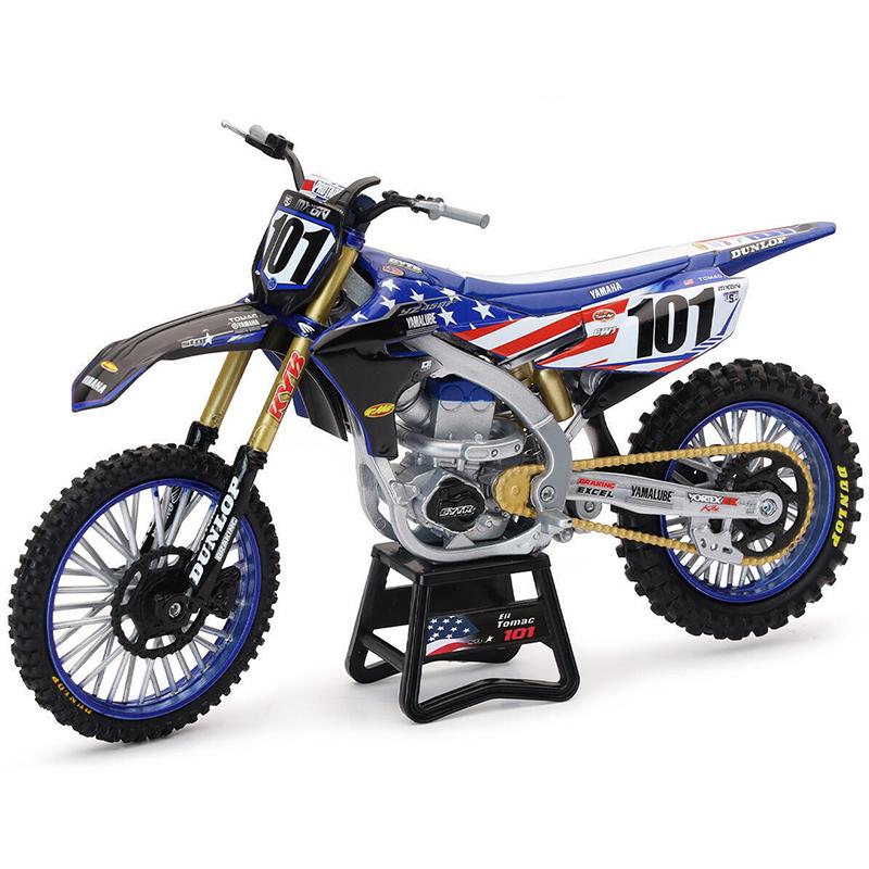 NEWRAY Réplique Moto Yamaha 450 YZF MXDN E. TOMAC - Echelle 1/12&deg;