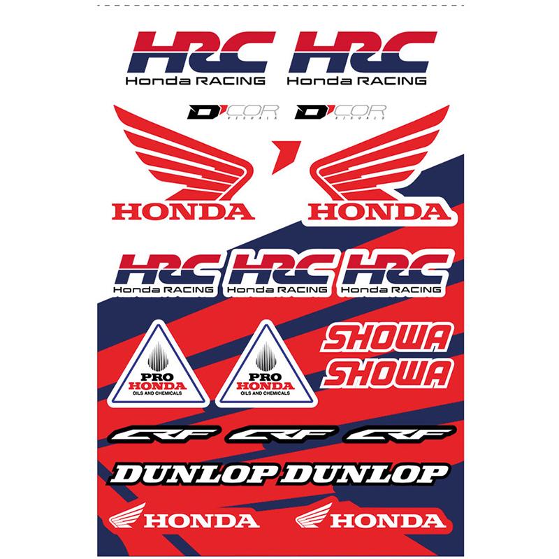 DCOR Autocollant planche Honda HRC