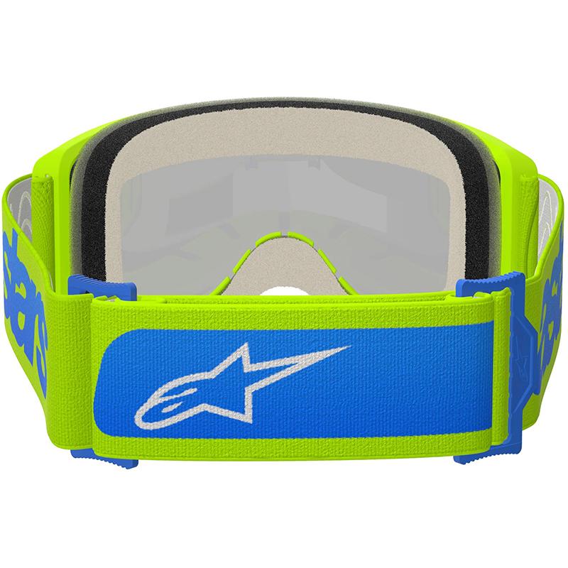 ALPINESTARS Masque cross VISION 5 BLAZE - JAUNE FLUO/IRIDIUM BLEU 2